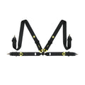 MOMO Automotive Accessories M040303BK Corsa 4-Point Harness with Camlock Clips, Black, FIA Approved