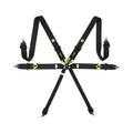 MOMO Automotive Accessories M060303BK-29 Corsa 6 Point Camlock Harness with Pull Down Adjust, Black