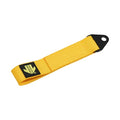 MOMO Automotive Accessories MTOWYL Racing Tow Strap with Loop, 10,000 lb Capacity, Nylon, Yellow