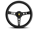 MOMO Automotive Accessories Prototipo 6C Steering Wheel with Leather Grip and Carbon Fiber Finish, 350mm Diameter