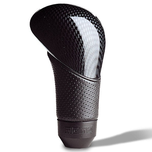 MOMO Automotive Accessories SUBKCA Shadow Shift Knob with Carbon Look Insert and Leather Finish