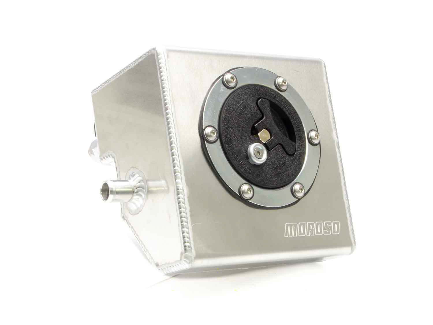 MOROSO Supercharger Cooling Tank for Shelby GT500, 4.9 Quart Aluminum, Natural Finish, Fits 2013-14 Ford Mustang