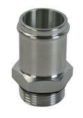 MOROSO 63521 Water Pump Fitting with 16AN Male O-Ring to 1-1/4 Inch Hose Barb, Aluminum, Polished Finish