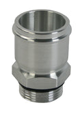 MOROSO 63522 Water Pump Fitting 16 AN Male O-Ring to 1-1/2 Inch Hose Barb Aluminum Polished