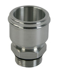 MOROSO 63523 Water Pump Fitting 16 AN Male O-Ring to 1-3/4 Inch Hose Barb Aluminum Polished