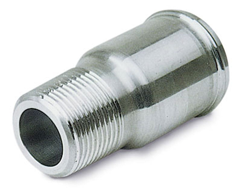 MOROSO 63542 Aluminum Straight Adapter 1 Inch NPT Male to 1-1/2 Inch Hose Barb