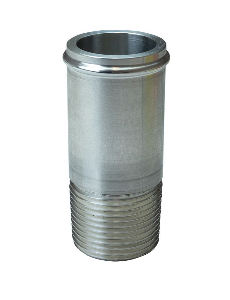 MOROSO 63544 1 Inch to 1-1/4 Inch Adapter Fitting, Aluminum, Straight, Natural Finish