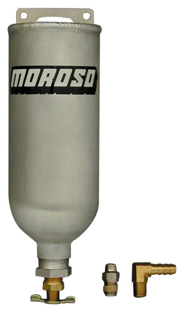 MOROSO 63660 Radiator Recovery Tank with 1 Quart Capacity and Vented Petcock