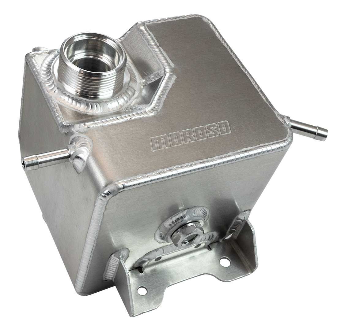 MOROSO 63761 Coolant Expansion Tank for Ford Mustang 2024-2025, Aluminum, Stock Replacement