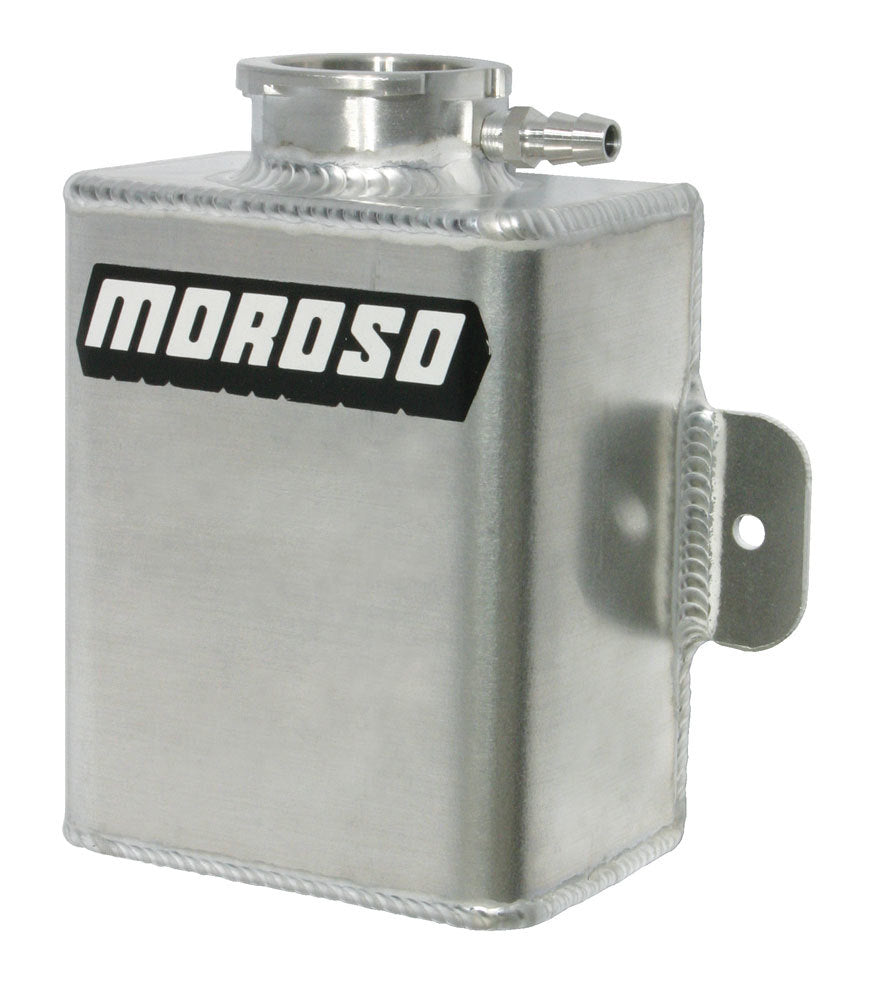 MOROSO 63766 Coolant Expansion Tank, 1.25 Quart Capacity, Aluminum, Natural Finish, Universal Fit