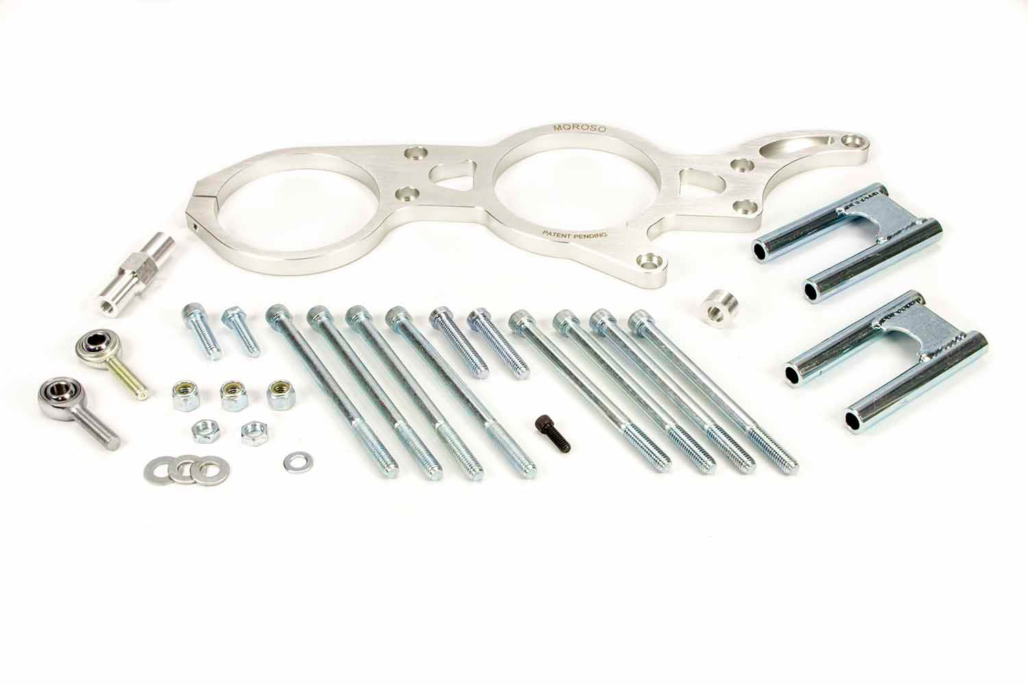 MOROSO 63819 Alternator and Vacuum Pump Mounting Bracket Kit for Small Block Chevy