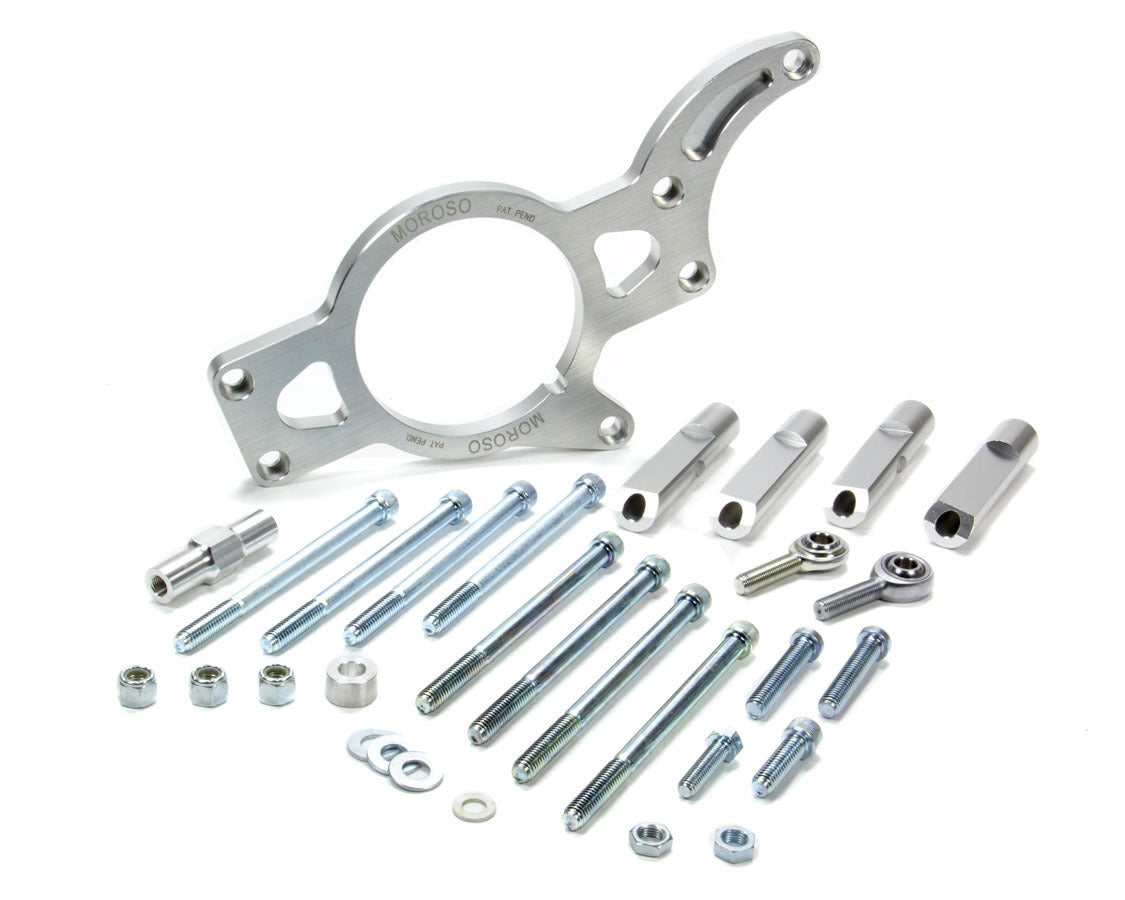MOROSO Alternator Mount Kit for Small Block Chevy with CSR Water Pump - Driver and Passenger Side Mid Mount Aluminum