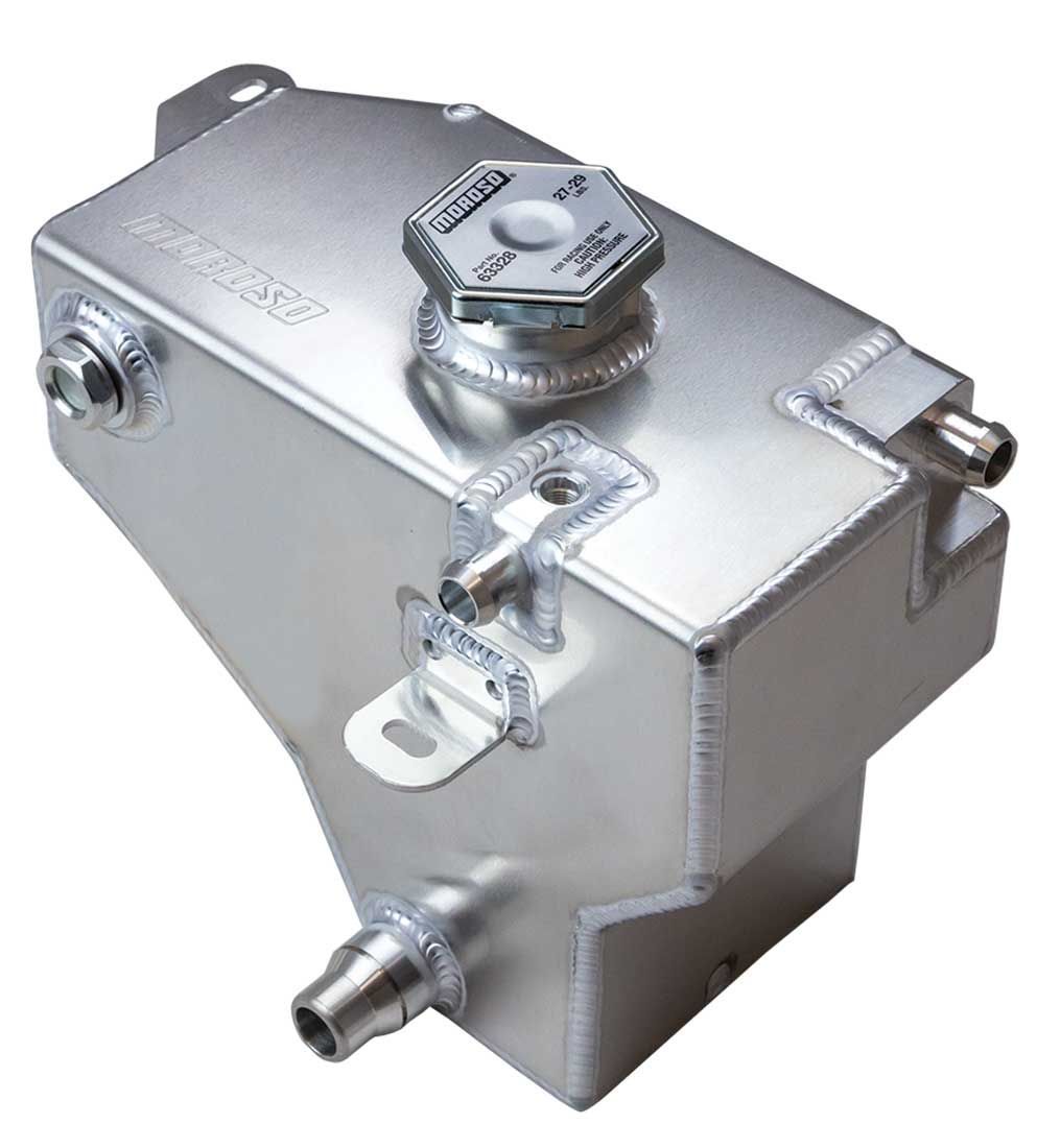 MOROSO 63850 Coolant Expansion Tank for BMW M3 (2008-2013), Aluminum, Natural Finish