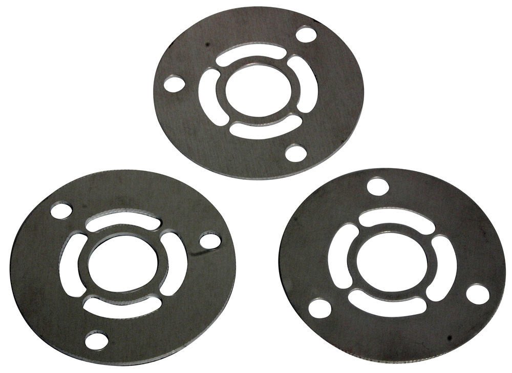 MOROSO Chevy V8 Crankshaft Pulley Spacer Kit 0.063, 0.125, and 0.188 Inch Thickness Aluminum Set