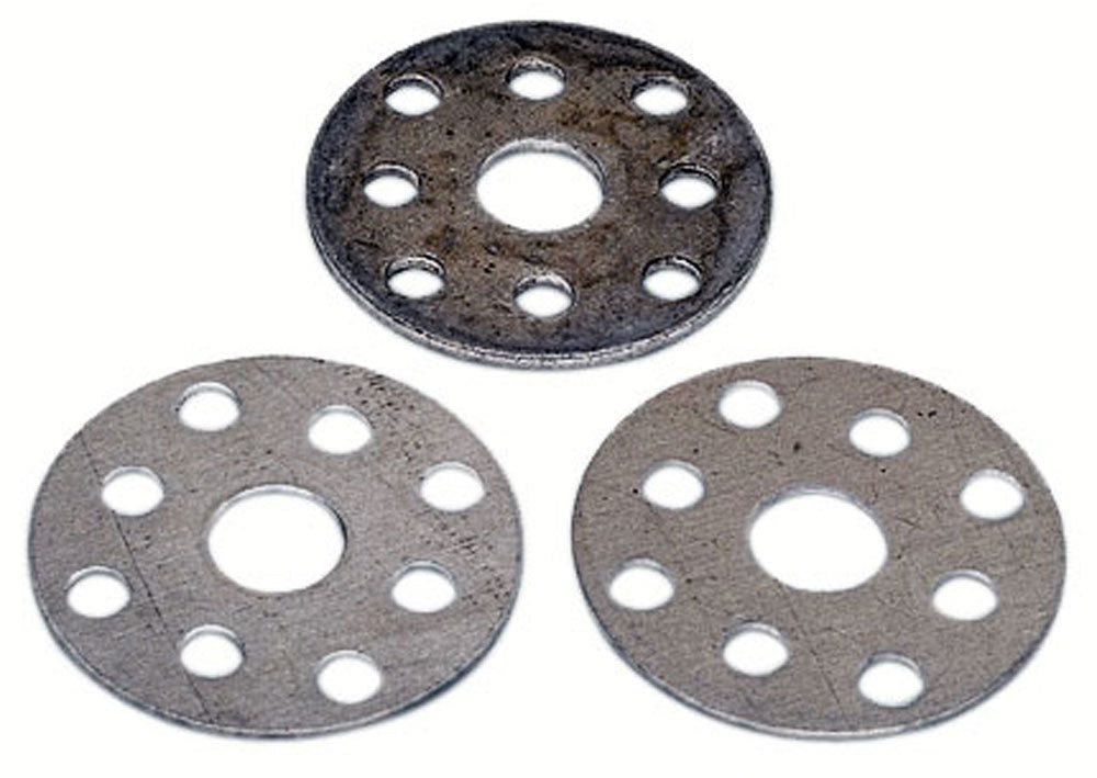 MOROSO Water Pump Pulley Shim Set of 3 for Ford and GM Vehicles, Aluminum, 0.063 in and 0.125 in Thickness, 5/8 in and 3/4 in Shaft Diameter