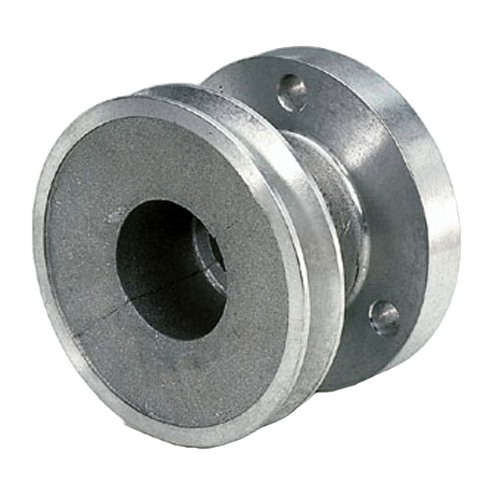 MOROSO 64100 Single Groove Crankshaft Pulley for Small Block Chevy with 4-Inch Diameter and Aluminum Finish