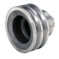 MOROSO 64110 Double Groove Crankshaft Pulley for Small Block Chevy, 2 Groove, 4-Inch Diameter, Aluminum, Underdrive, Natural Finish