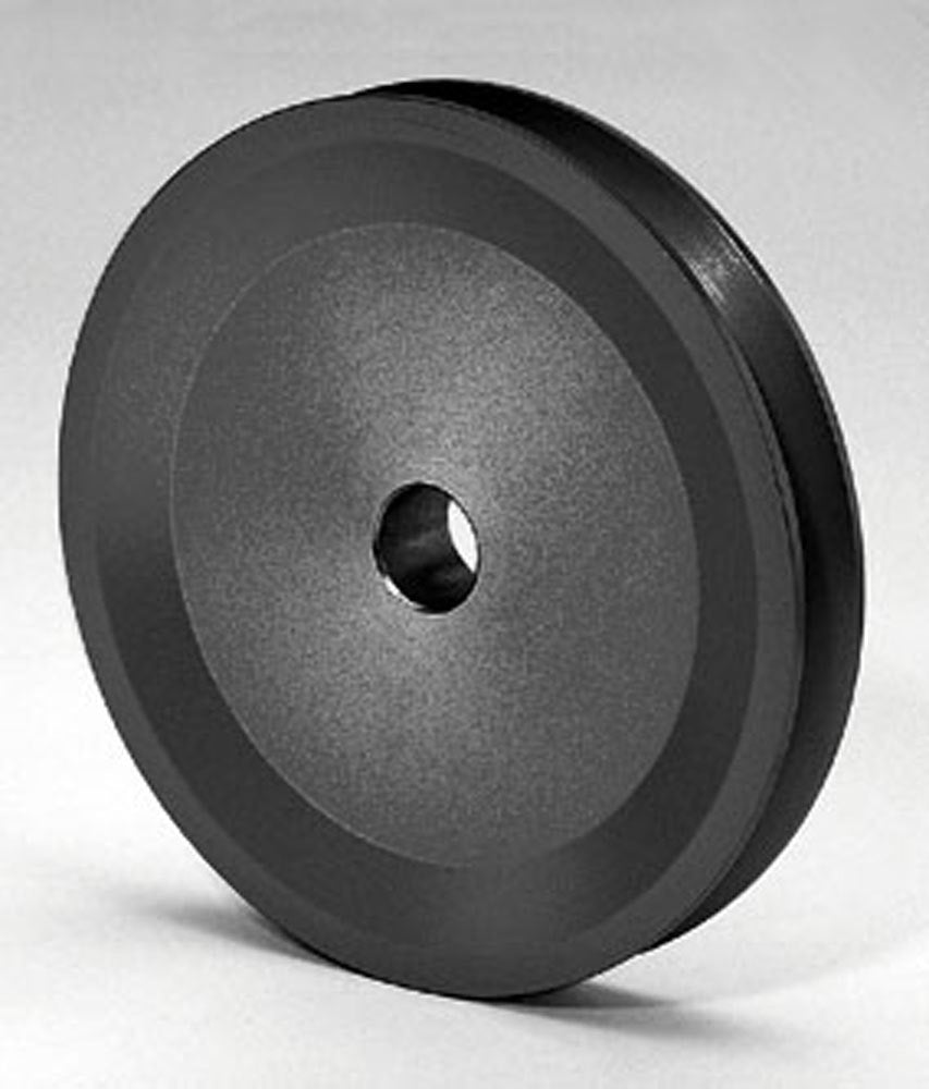 MOROSO 64870 Alternator Pulley, V-Belt, 1 Groove, 5 Inch Diameter, Aluminum, Black Anodized