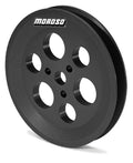 MOROSO 64885 Air Pump V-Belt Pulley with 1 Groove, 5-inch Diameter, Aluminum, Black Anodized