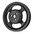 MOROSO 64887 Vacuum Pump Pulley with 1 Groove, 5 Inch Diameter, Aluminum Finish