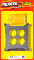 MOROSO 64930 Phenolic 1 Inch Carburetor Spacer with 4 Holes and Square Bore Design