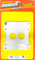 MOROSO 64965 Carburetor Adapter for Holley 2-Barrel to Square Bore, 1-1/2 Inch Bore, Aluminum, Natural Finish