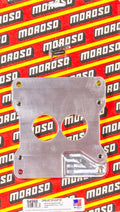MOROSO 64966 2 to 4-Barrel Carburetor Adapter for Holley 2-Barrel to Square Bore, 1-11/16 Inch Bore, Aluminum, Natural Finish