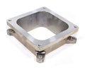 MOROSO 65000 2-Inch Dominator to Square Bore Carburetor Adapter, Aluminum, Natural Finish