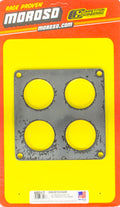 MOROSO 65017 1/2 Inch Wood Carburetor Spacer with Dominator Flange, Four Hole Design