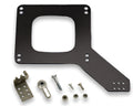 MOROSO 65045 Morse Throttle Cable Mounting Kit for Holley Carburetors, Aluminum, Black Anodized