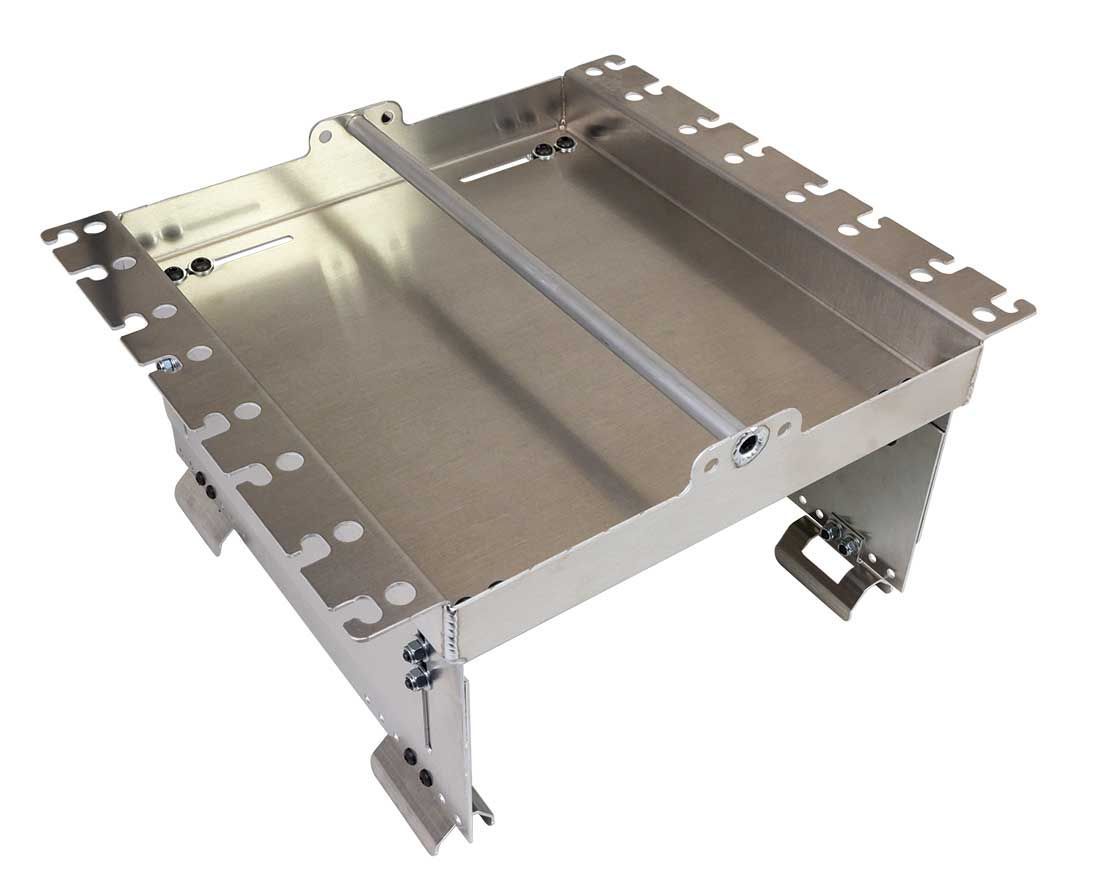 MOROSO 65092 EFI Fuel Rail Tool Tray, 16.5 x 14.5 Inches, Aluminum, Natural Finish