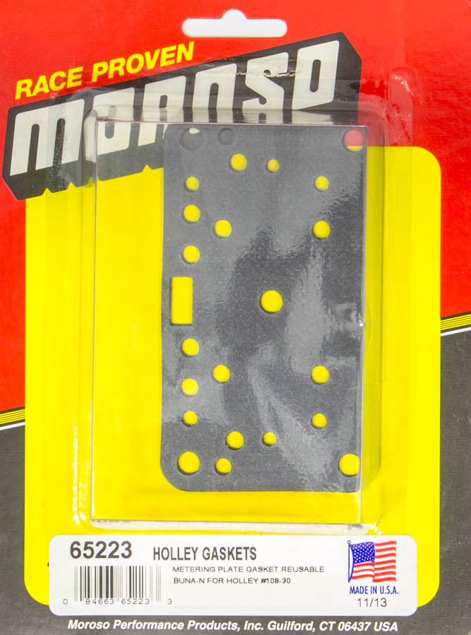 MOROSO 65223 Neoprene Carburetor Gaskets for Holley 4150 and 4160 Series, Reusable, 0.063 Inch Thickness, Pair