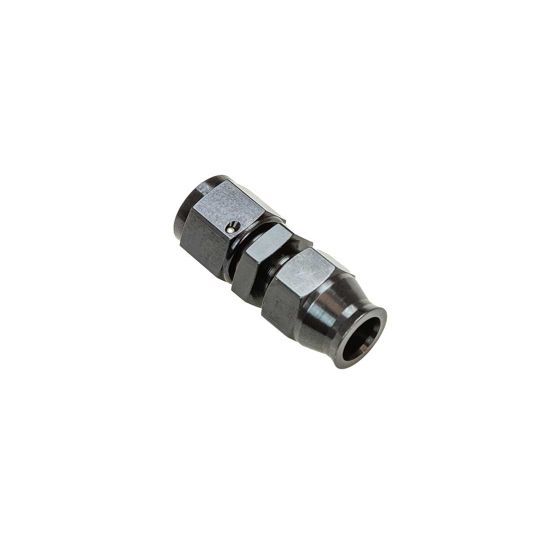 MOROSO 65354 Fitting Adapt 8AN Female to 1/2 Inch Tubing Aluminum Black Anodized