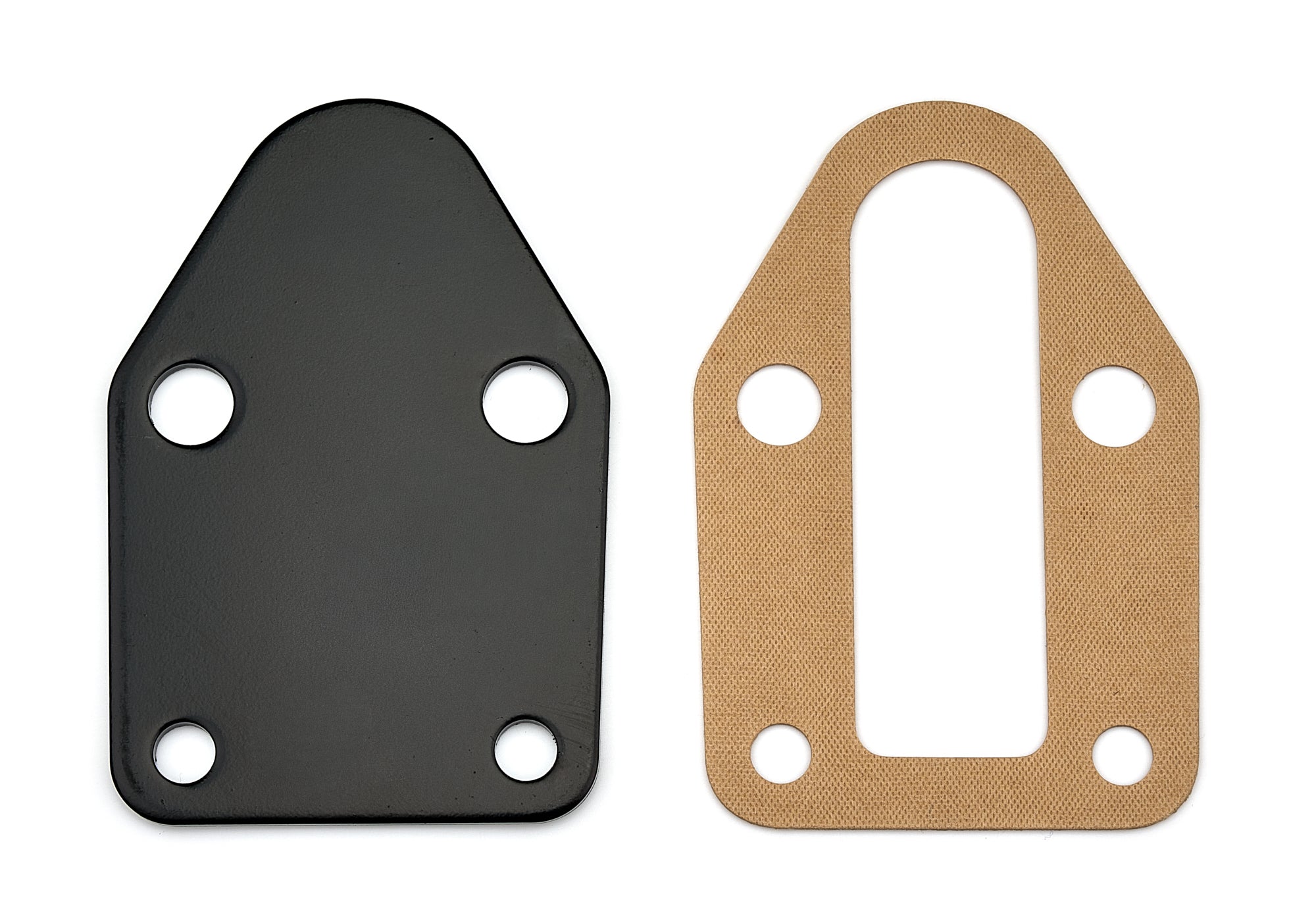 MOROSO SB Chevy Fuel Pump Block-Off Plate, Steel with Black Oxide Finish