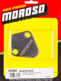 MOROSO 65394 Fuel Pump Blockoff Plate for Big Block Chevy, Mopar V8, and Ford V8 Engines, Chrome Steel