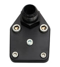 MOROSO SBC Fuel Pump Blockoff Plate with 1/8 Inch NPT Female Port and 12 AN Male Fitting