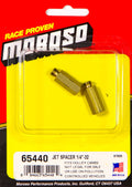 MOROSO 65440 Brass Jet Extensions for Holley Carbs, 1/4-32 Thread, Pair