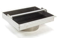 MOROSO 65801 7-5/16 Inch Dominator Tool Tray for Carburetor Work, Aluminum, 10 x 13 Inches