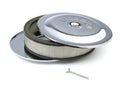 MOROSO 65945 14 Inch Chrome Air Cleaner Assembly with 3 Inch Filter and Steel Flat Base