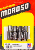 MOROSO 67160 Rocker Arm Nut Set for Chevrolet V8 Engines, 7/16-20 Thread, Hex Head, Stud Girdle Compatible