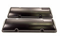 MOROSO 68050 SBC Billet Valve Covers for Small Block Chevy, Aluminum, Black Anodized, Stock Height Pair