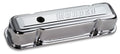 MOROSO 68281 Chrome B/E Valve Covers for Pontiac V8 Tall Baffled with Moroso Logo