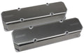 MOROSO SBC Fabricated Aluminum Valve Cover Set for Small Block Chevy with Moroso Logo, Tall Design, Natural Finish, Fits 10/13 Degree Cylinder Heads