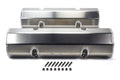 MOROSO SBC Billet Rail Valve Covers Without Logo, Tall Aluminum Design with Fasteners Included