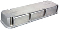 MOROSO BBF Billet Rail Valve Covers for Big Block Ford, Stock Height, Fabricated Aluminum, Natural Finish, Pair