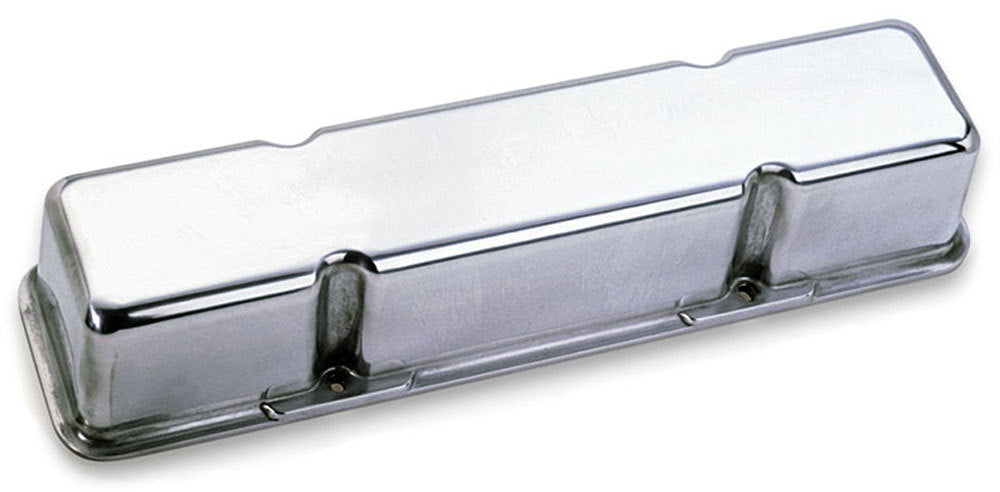MOROSO 68405 Polished Cast Aluminum Tall Valve Cover for Small Block Chevy, Pair