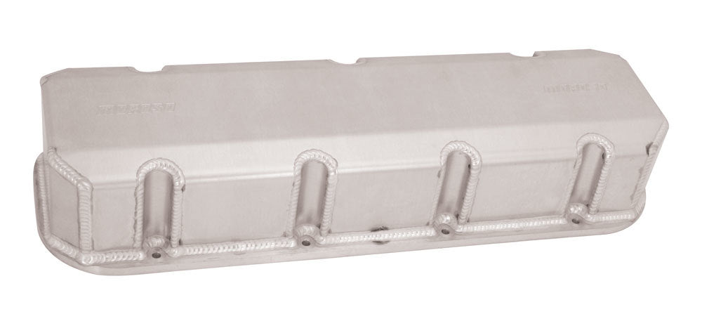 MOROSO 68459 BBC Fabricated Aluminum Tall Valve Cover with Billet Rail for Big Block Chevy
