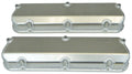 MOROSO SBF Fabricated Aluminum Valve Cover Set with Billet Rail and Fasteners for Small Block Ford