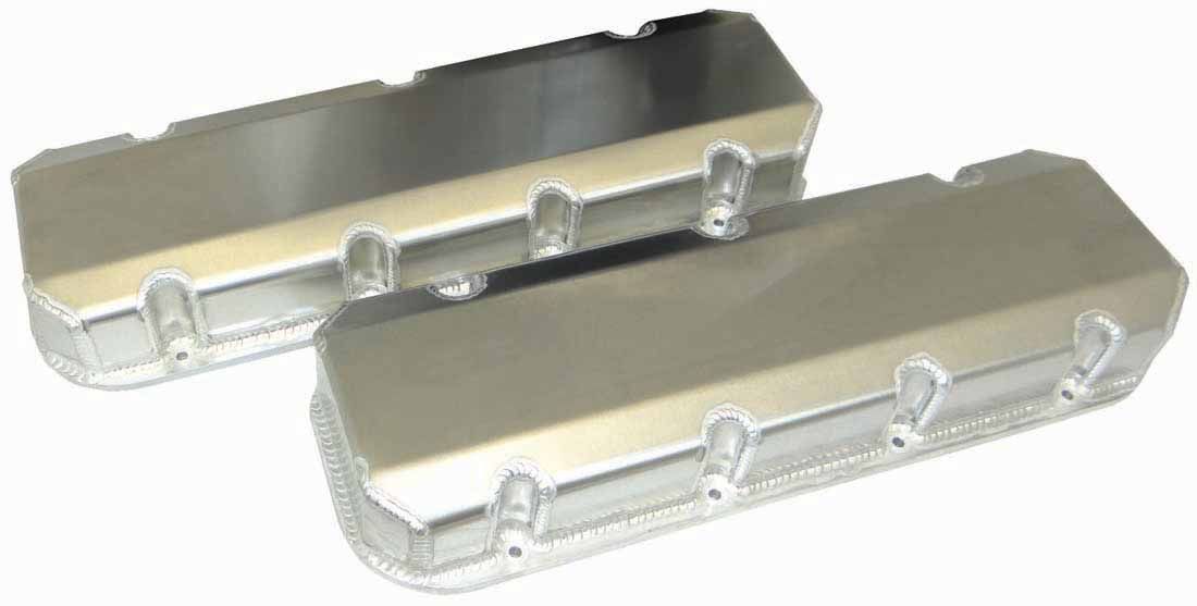 MOROSO BBC Fab Valve Cover Set 3 Inch Tall Aluminum for Big Block Chevy