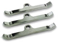 MOROSO Valve Cover Hold Down Tabs Set of 3 for Small Block Mopar, Chrome Steel Part Number 68512
